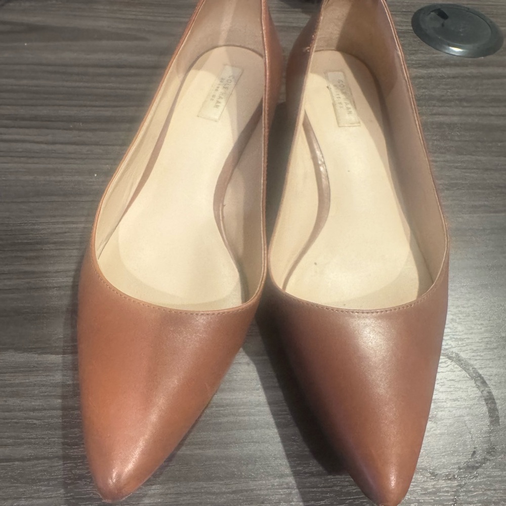 Cole Haan Brown Leather Women's Flats